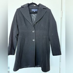 Wool dress coat